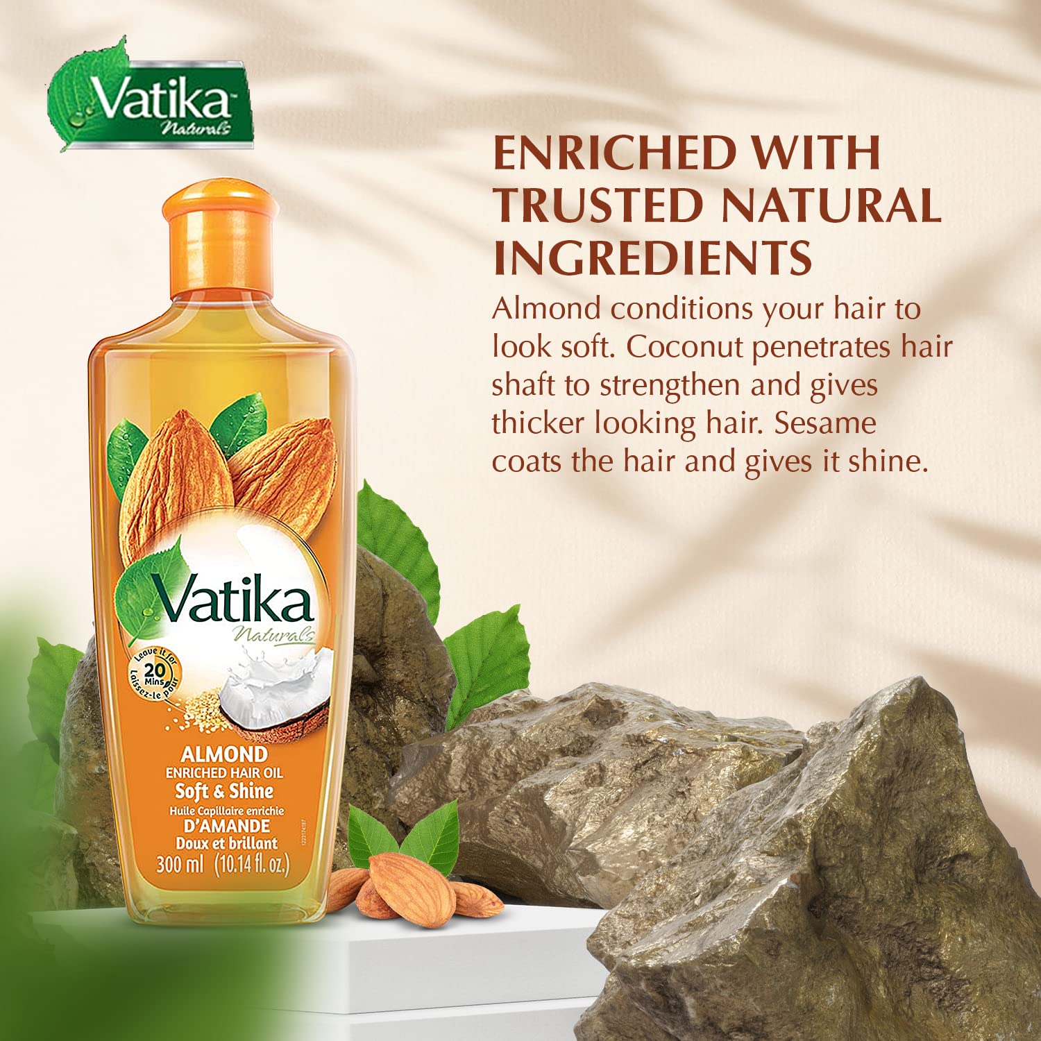 Dabur Vatika Almond 300ml